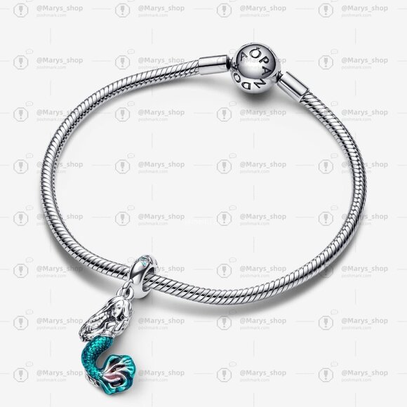 Pandora Disney The Little Mermaid Ariel Dangle Charm - Picture 3 of 5